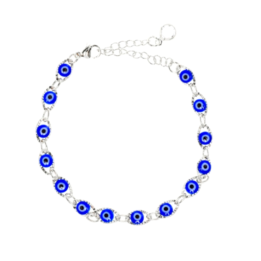 Blue Evil Eye Bracelet